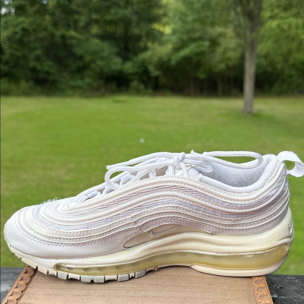 Nike Air Max 97 White Sneakers - Picture 6 of 8